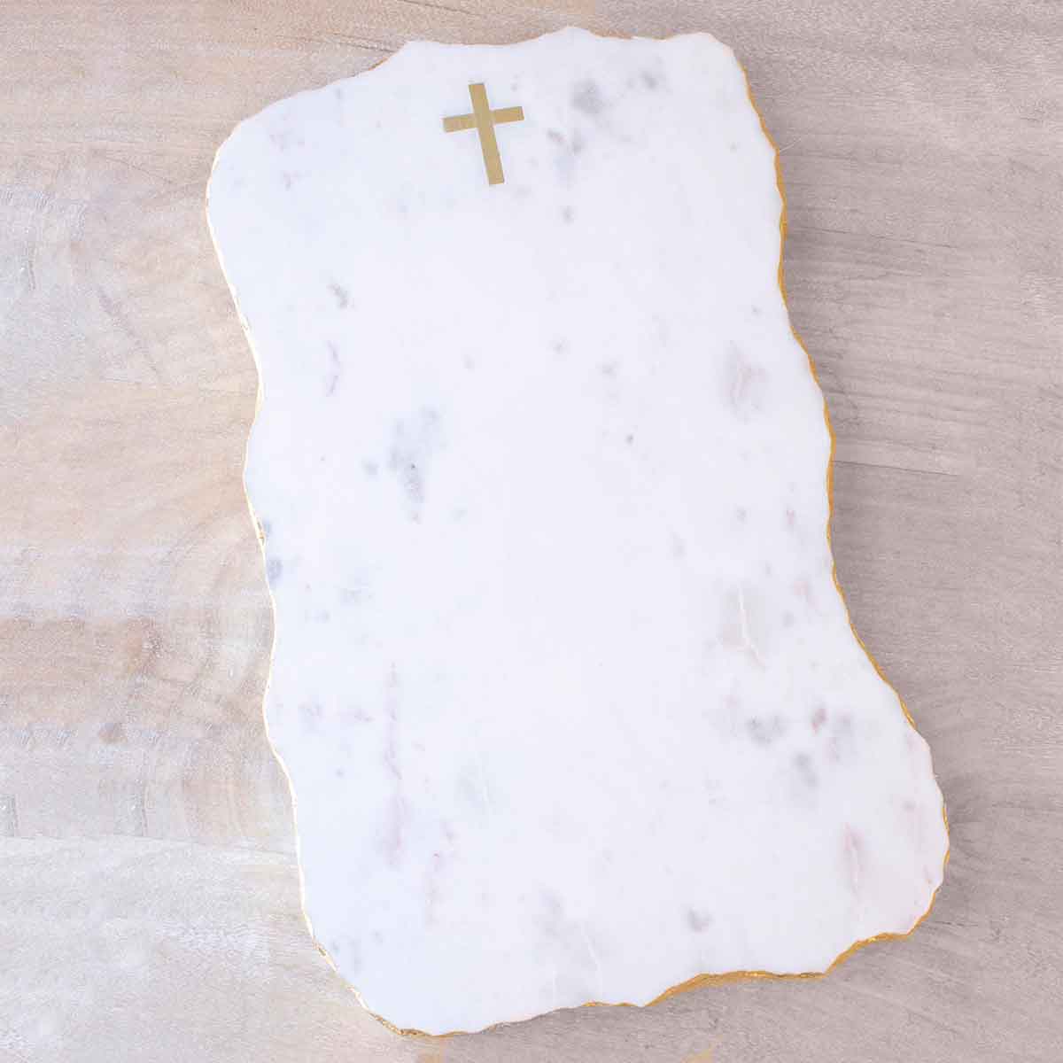 Cross Marble Serving Board