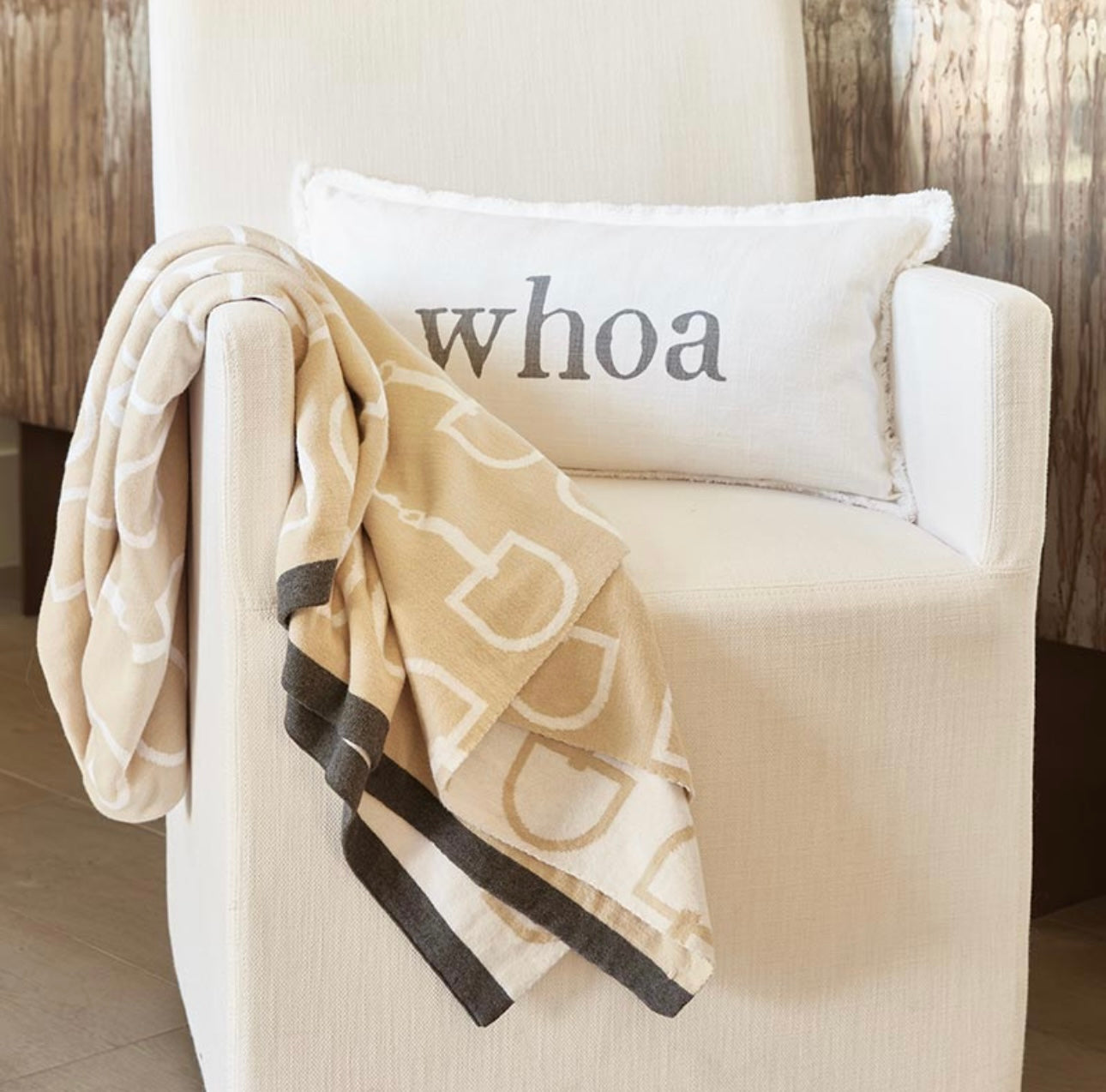 Equestrian Bit Reversible Throw