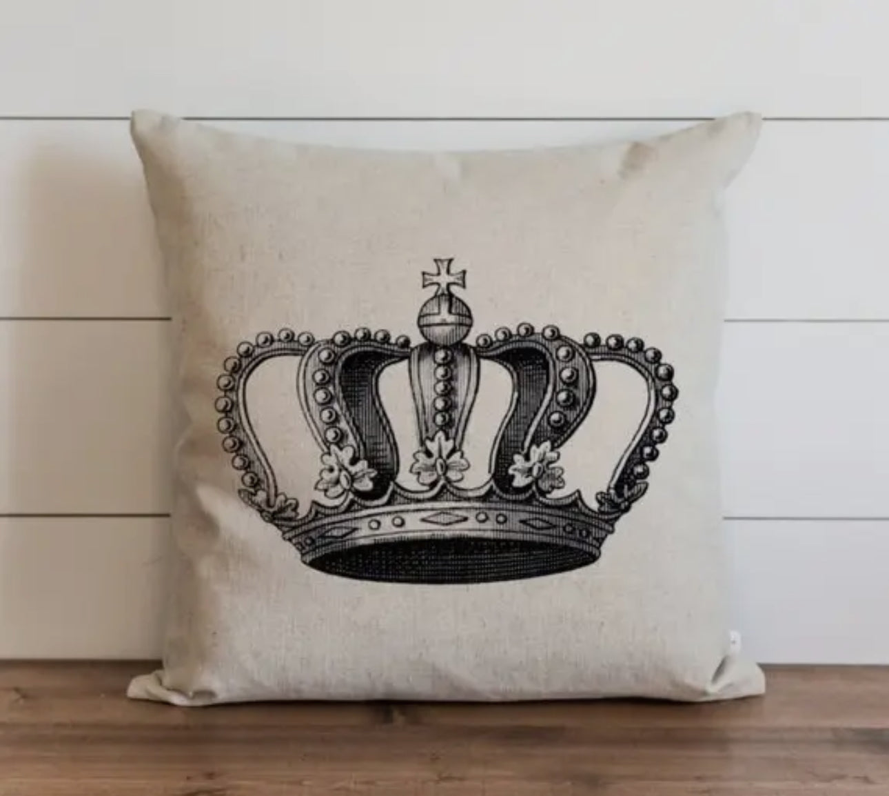Crown Pillow Cover