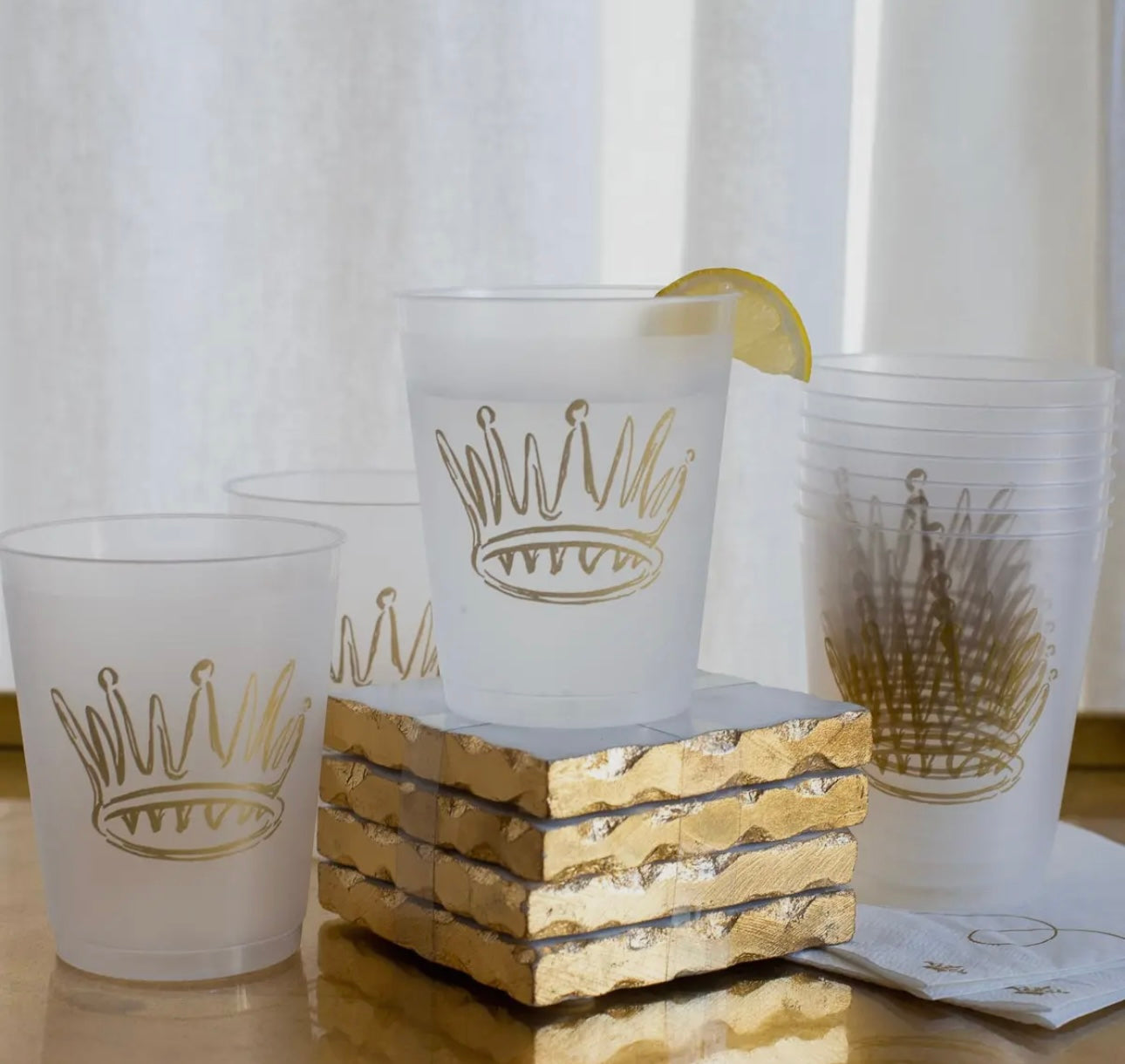 Crown Frosted Cup Sleeve
