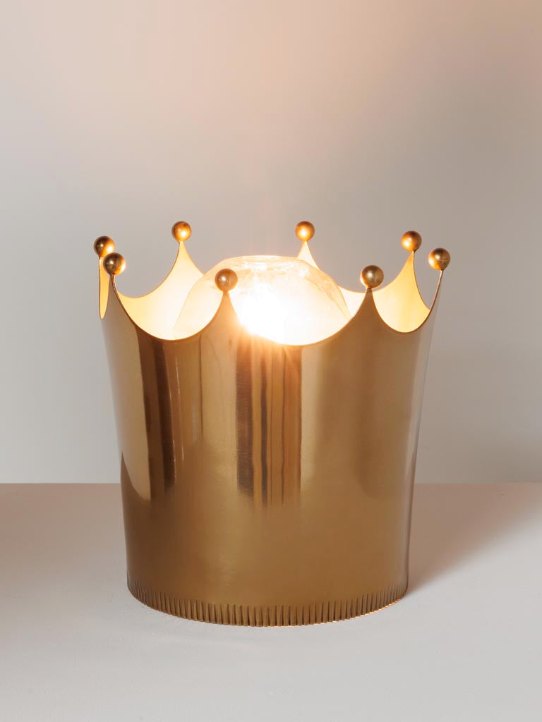 Bucket Crown Table Lamp
