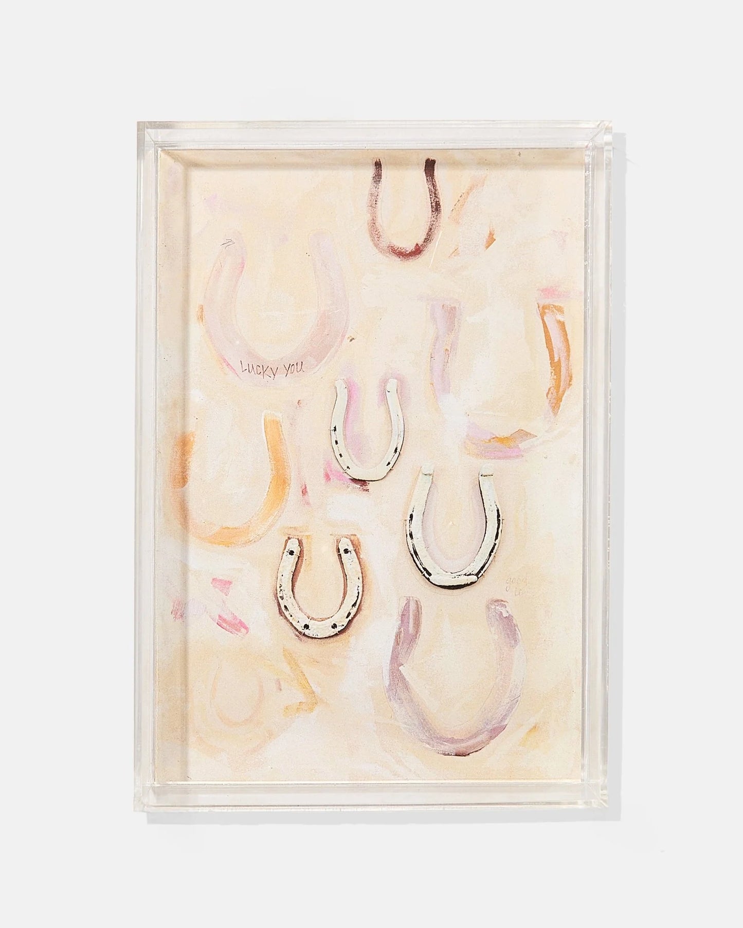 Lucky You Small Acrylic Tray