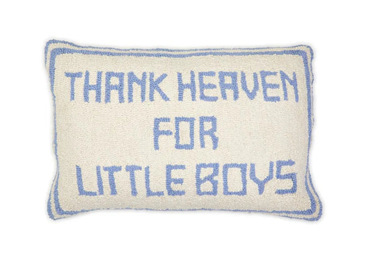 Thank Heaven For Little Boys Pillow