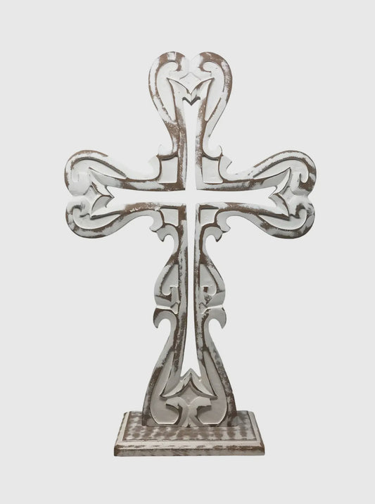 Carved Table Cross