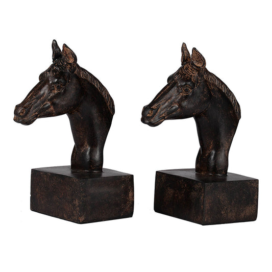 Horse Head Bookends (Set of 2)