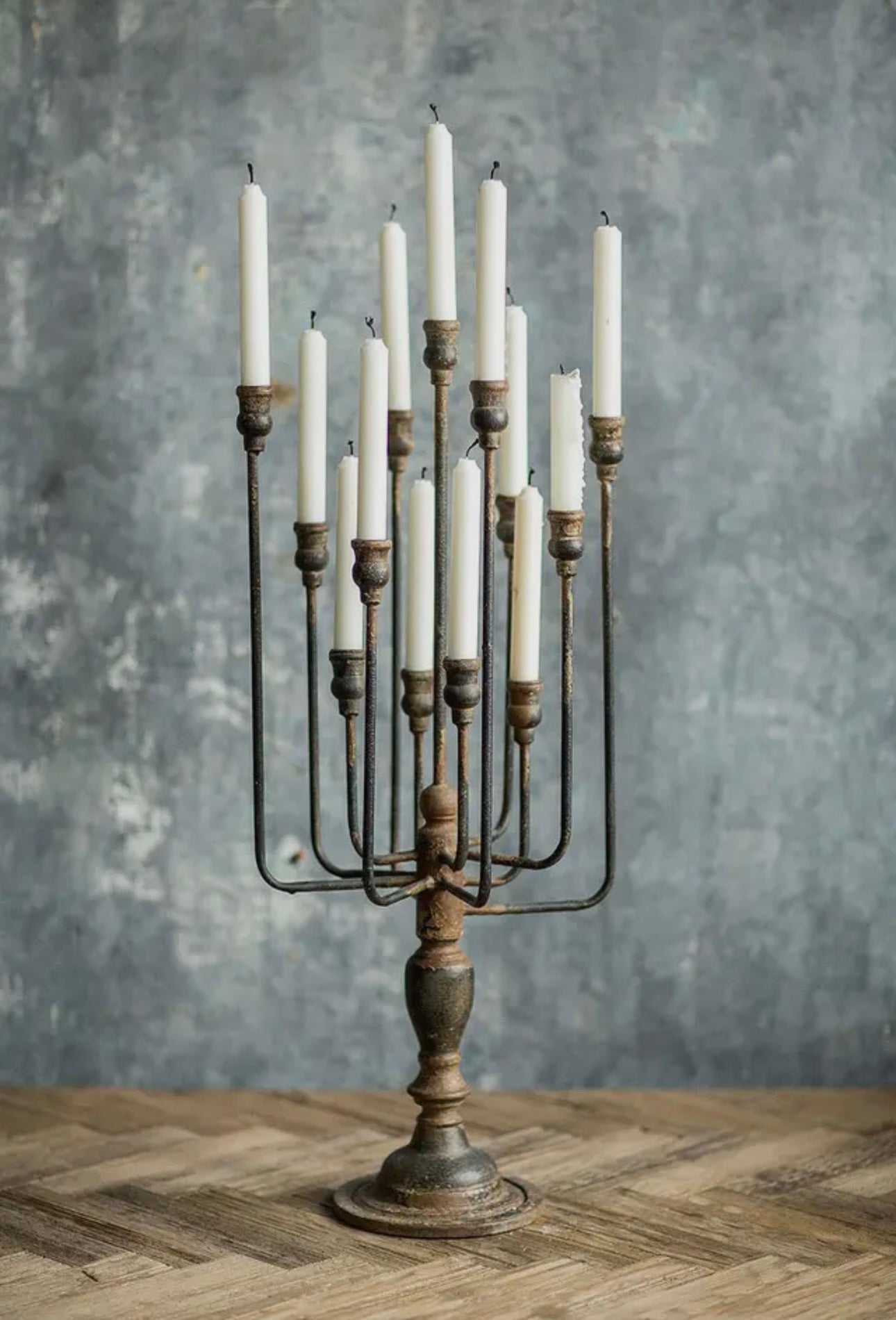 Bronze Iron Candelabra