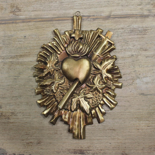 Metal Sacred Heart Art