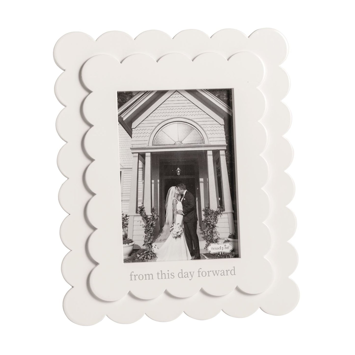 This Day Forward Scalloped Frame