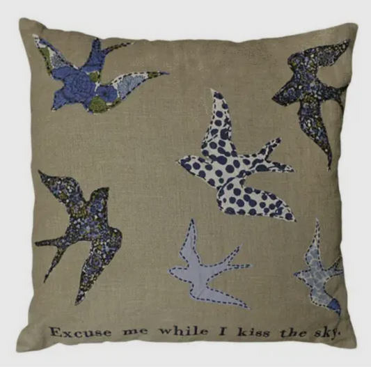 Excuse Me Sparrow Euro Pillow