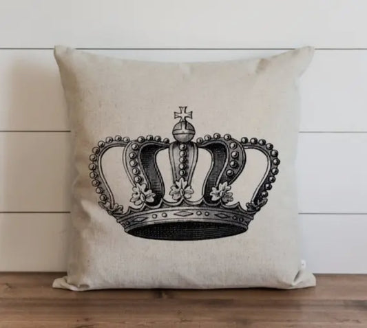 Crown Pillow Cover