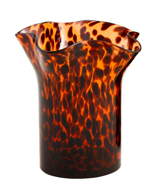 Small Ruffle Tortoise Vase