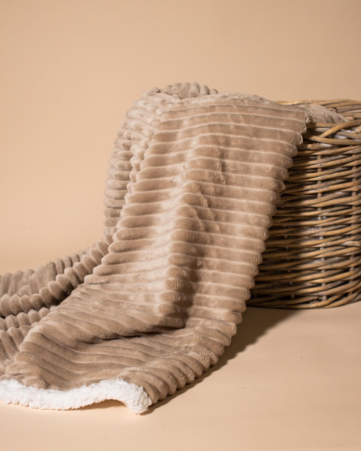 Larissa Taupe Throw