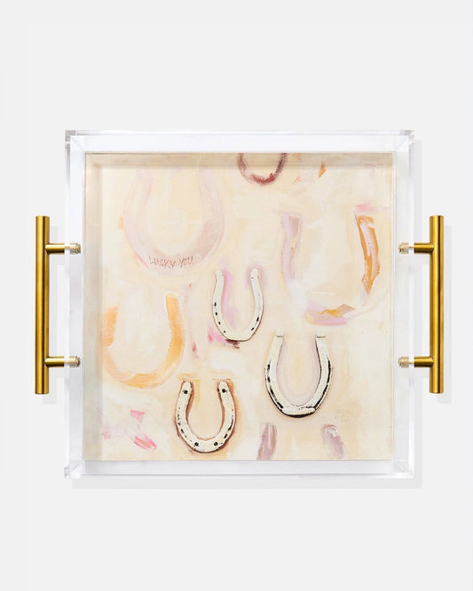Lucky You Large Acrylic Tray