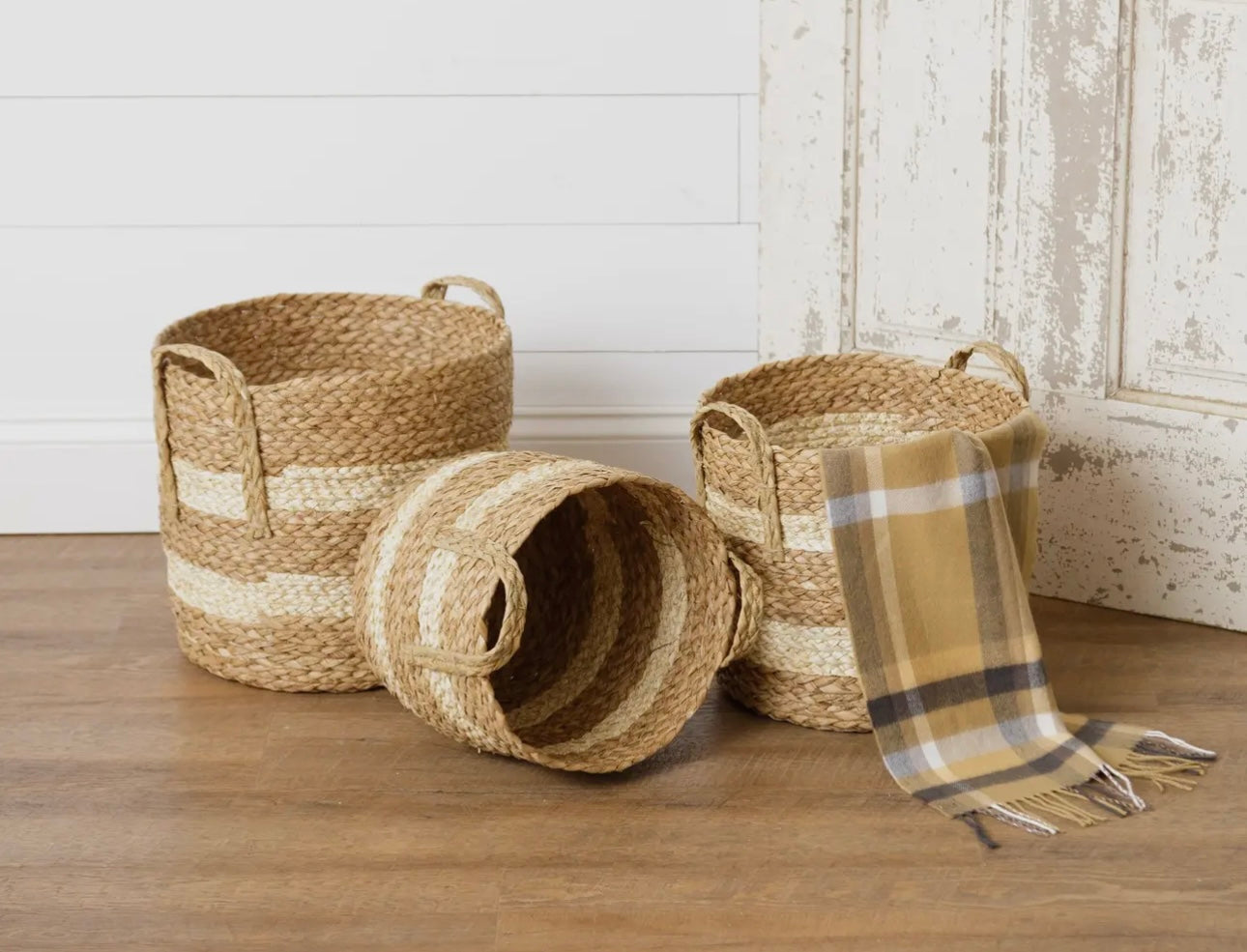 Woven Straw Basket