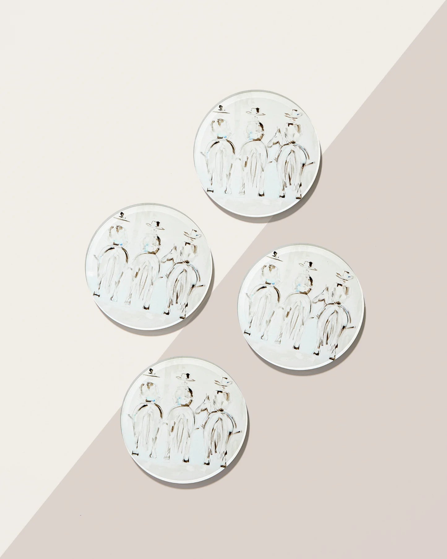 Three Amigos Coasters (Set of 4)