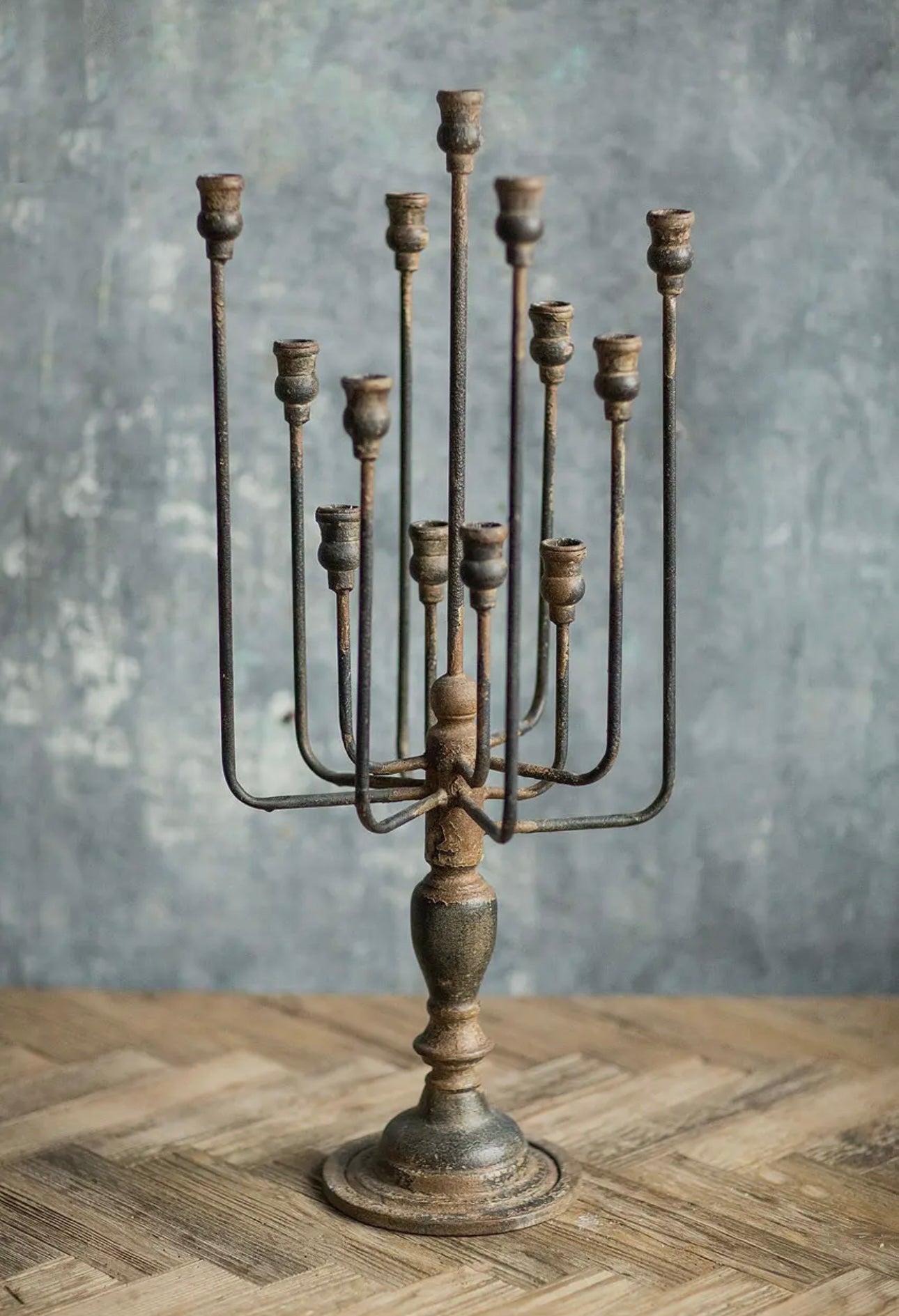 Bronze Iron Candelabra