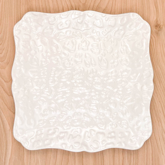 Leopard Embossed Square Platter