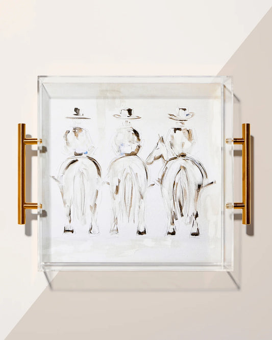 Three Amigos Large Tray w/ Handles