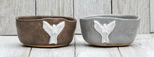 Angel Pottery Candle
