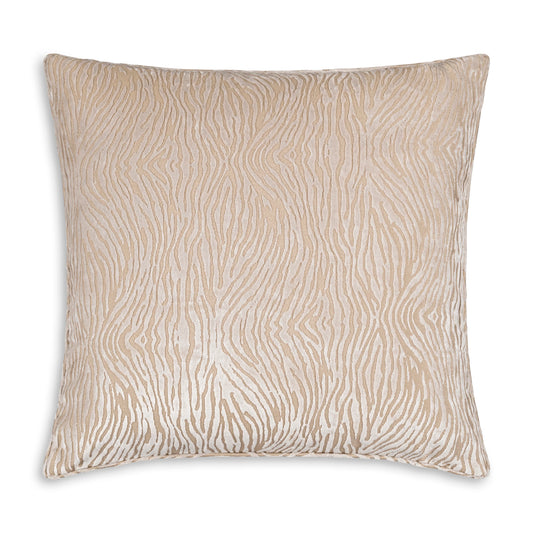 Ivory Zebra Print Pillow