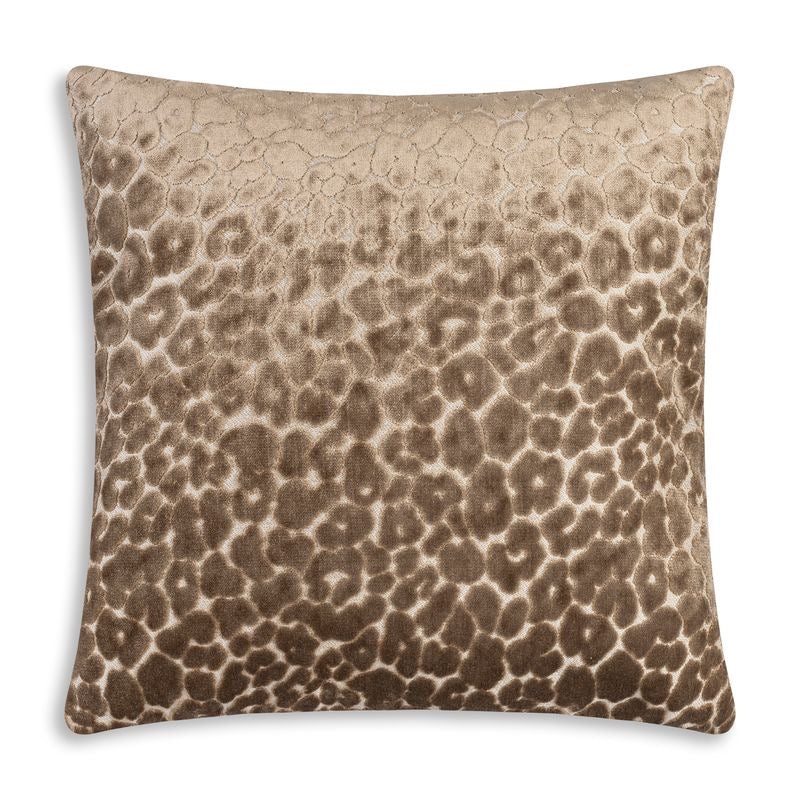 Cheetah Beige Velvet Pillow
