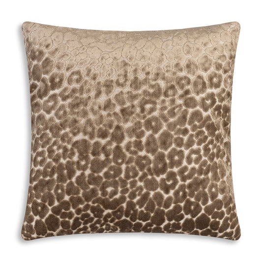 Cheetah Beige Velvet Pillow