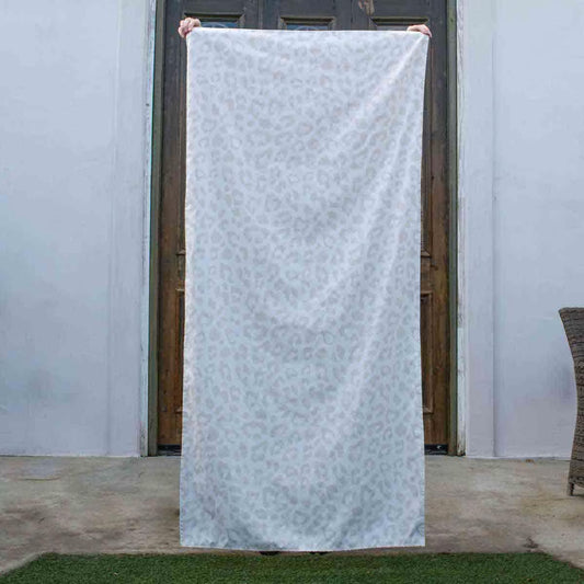 Shell Leopard Beach Towel